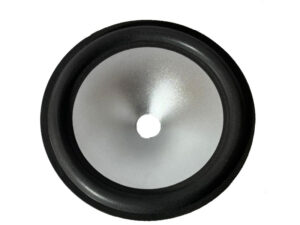صفحه بلندگو 5 اينچ کاغذي نقره اي با فوم ابري  گلويي 20mm